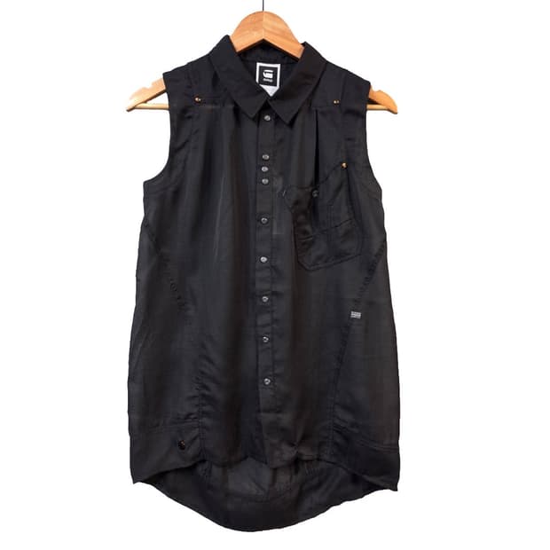 G-STAR RAW 민소매 셔츠 블랙(XS)