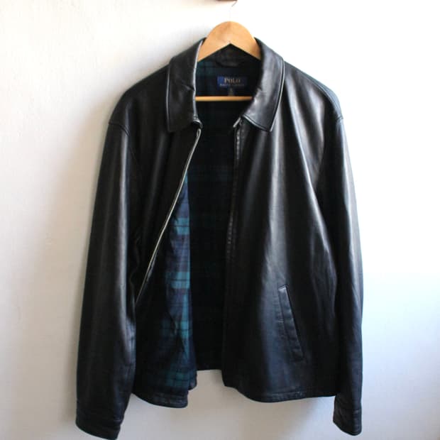 폴로 맥스웰 레더 자켓