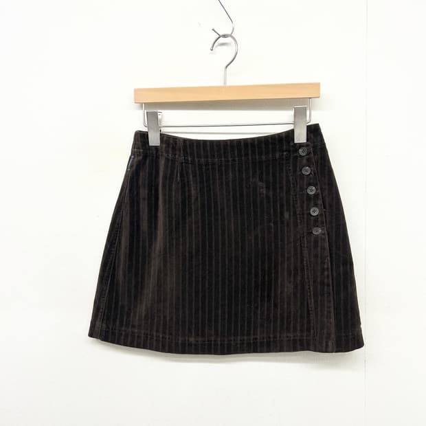 00s 아르마니 코듀로이 미니 스커트