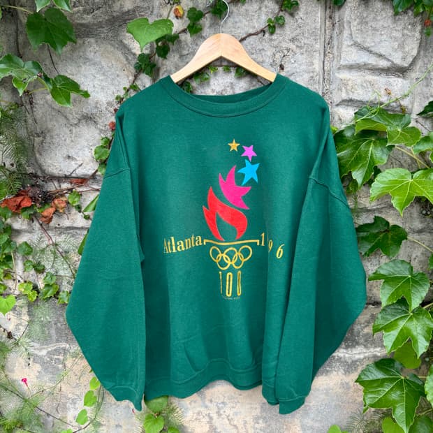 90s hanes 1996 atlanta 올림픽 기념 맨투맨 스웻셔츠