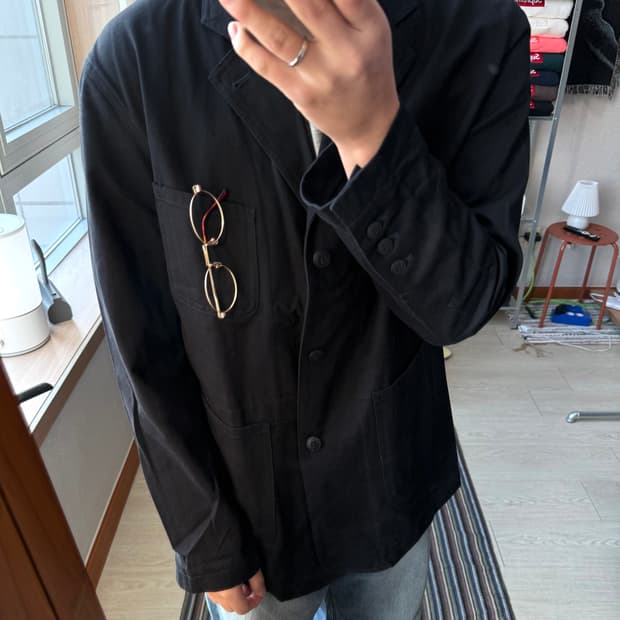 올시즌아이템 코튼 블레이저 자켓