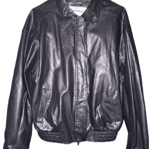 BLACKUP leather jacket L
