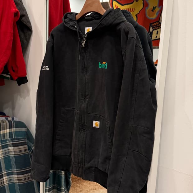 Carhartt 칼하트 덕 액티브 페이딩 후드 워크 자켓
