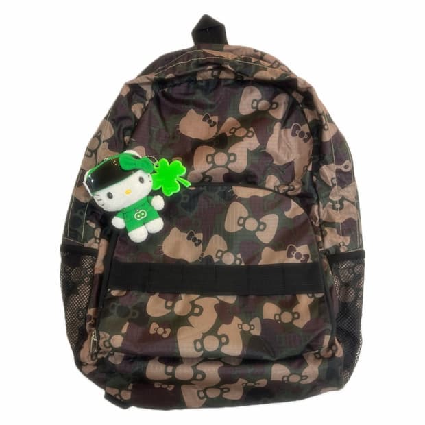 2016 밀리터리 키티 패턴 접이식 백팩 🎒