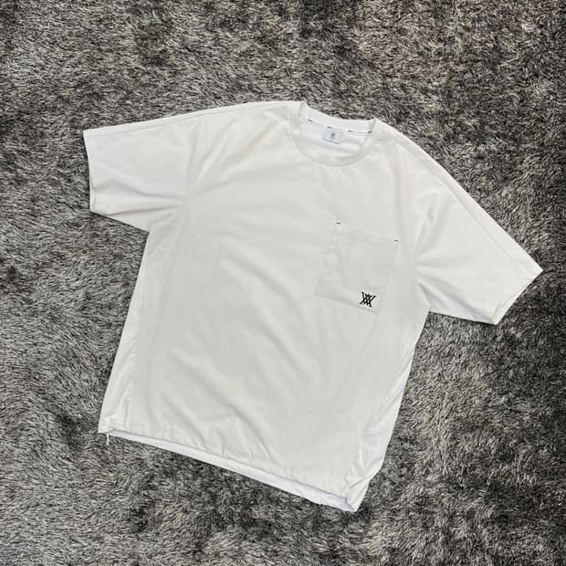 어뉴 우븐 반팔 티셔츠 (XXXL)