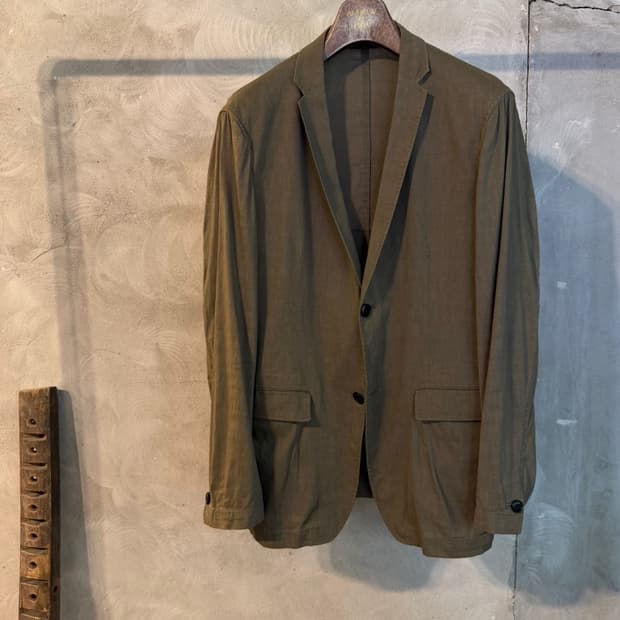 띠어리 린넨 자켓 남성100