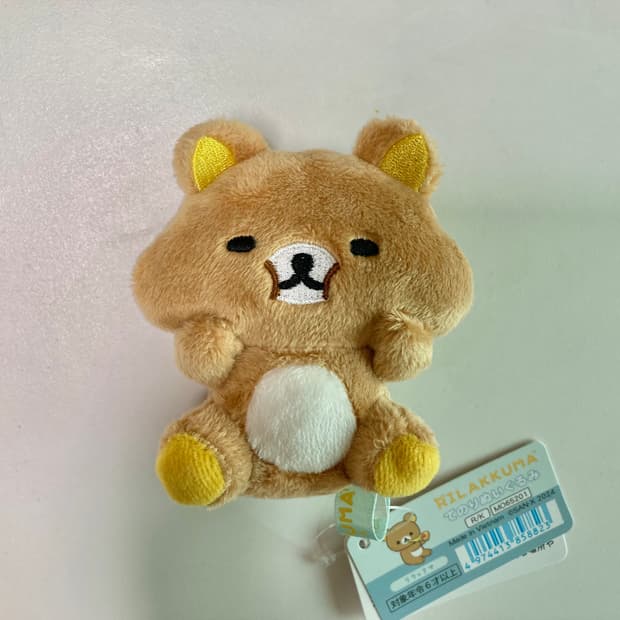 리락쿠마 배불러 테노리 미니 인형
