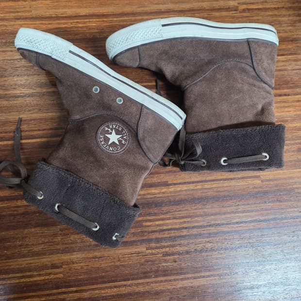 컨버스 빈티지 털 스웨이드 부츠 240