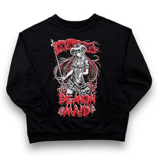 ROMWE Devil Monster Girl Sweatshirt