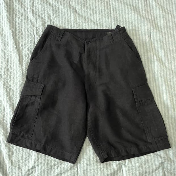 코모리 comoli 린넨 B.D.U 카고 쇼츠