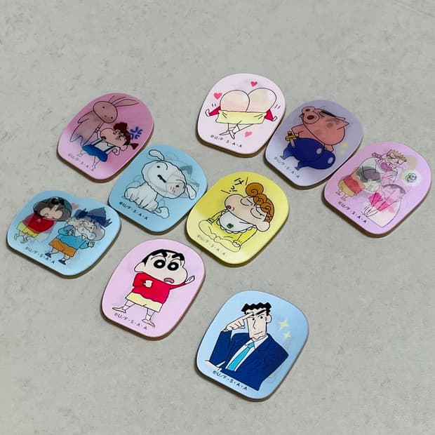 짱구 아크릴 스티커 (체인징 그림 바뀜)