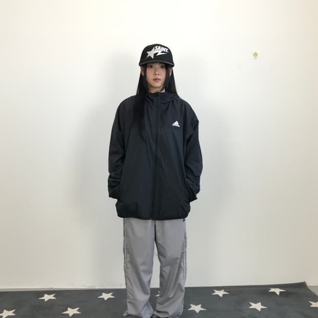 Adidas Fleece Lined Windbreaker