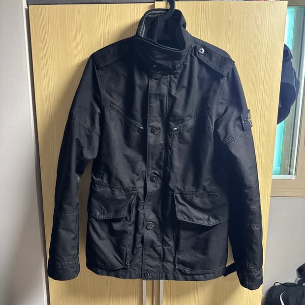 [M] 스톤아일랜드 견장 필드자켓 M65 블랙