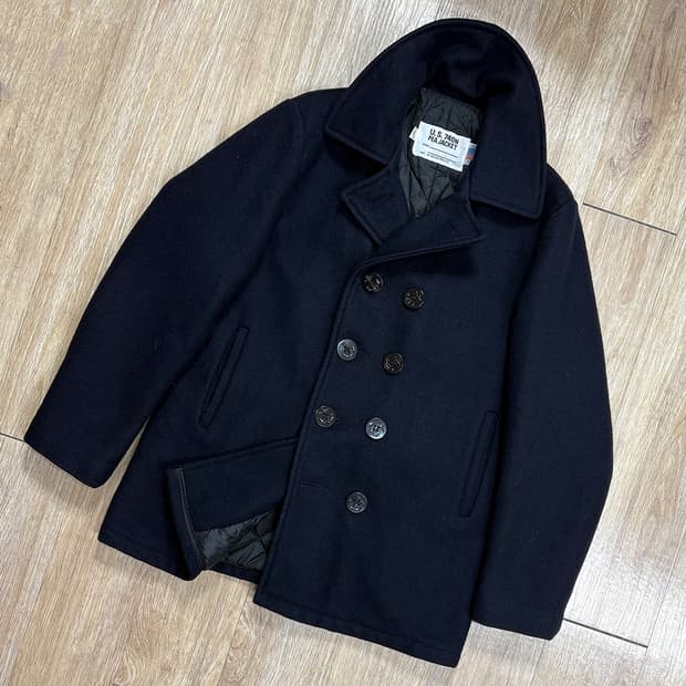 SCHOTT NYC 740N 피코트 네이비 38사이즈(100)