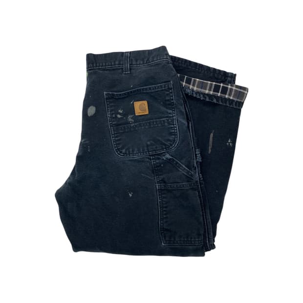 칼하트 플란넬 안감 페인티드 카펜더 팬츠 