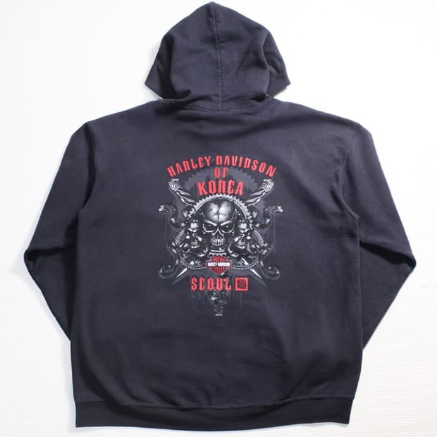 Harley-Davidson 할리 데이비슨 서울 기모 후드티