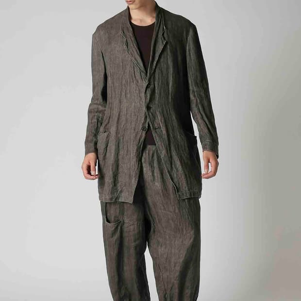 요지 야마모토 뿌르 옴므 24ss 리넨 자켓