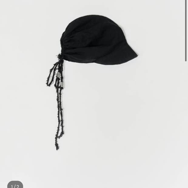 Harteordemn Linen shirring cap(BK)