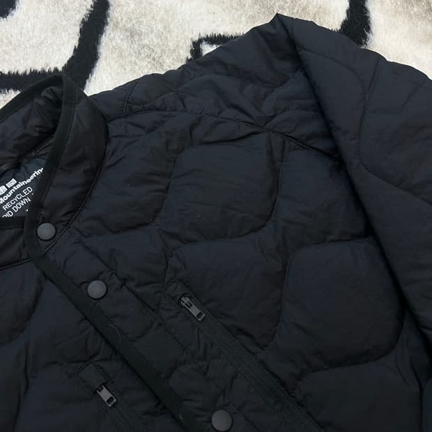 [XL]유니클로x화이트마운티어링 빅사이즈 경랑 자켓/블랙