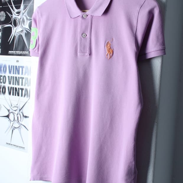 W(L-XL) 폴로 랄프로렌 반팔 카라 티셔츠 골프 연보라-H30379