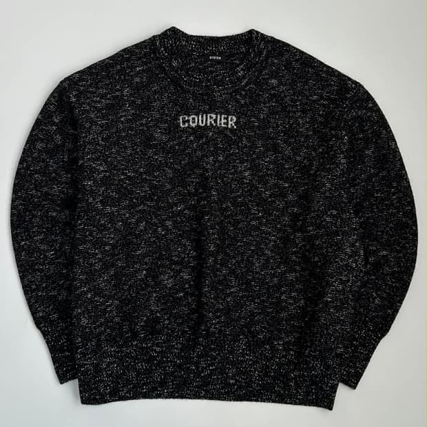 [F] 시스템 한섬 23년 신형 쿠리어 Avant 그래픽 니트