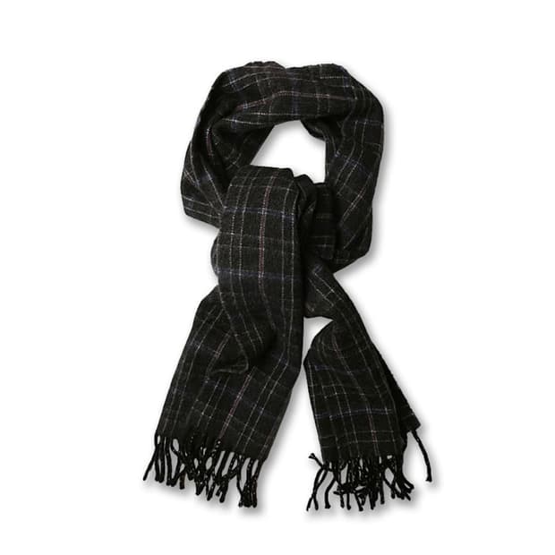 드레익스 차콜 그레이 스코틀랜드 머플러 