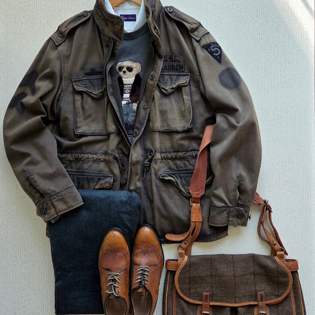 폴로랄프로렌 필드자켓 야상