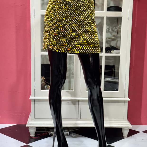 christian dior skirt 크리스찬 디올 세퀸 스커트