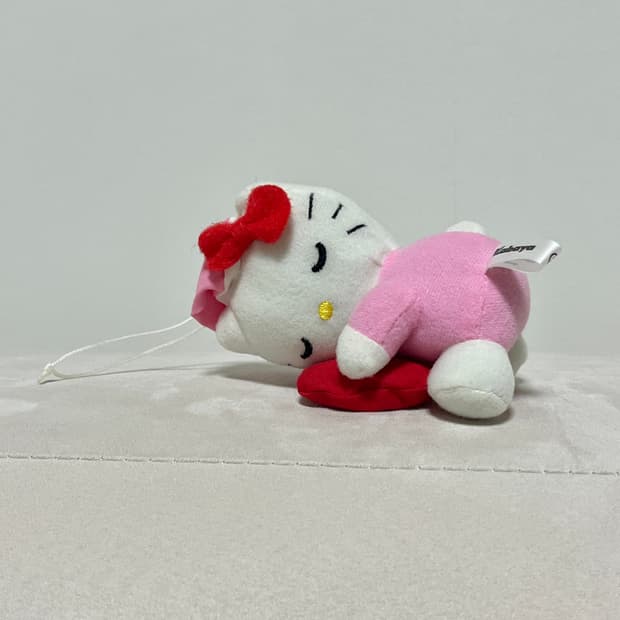 고전 잠자는 키티 인형 핑크 오야스미 잠옷 키티