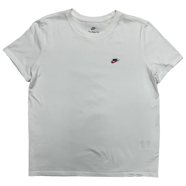 NIKE NSW 클럽 티셔츠 화이트 L
