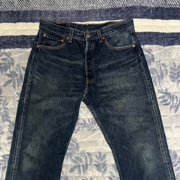 90s 리바이스 501 빈티지 데님 33-32 made in usa