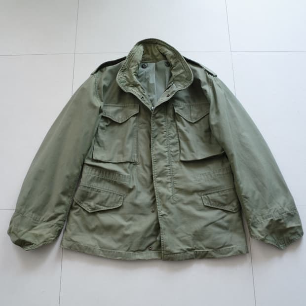 70~80s 미군 M65 필드자켓 3세대 GENERAL지퍼 Small