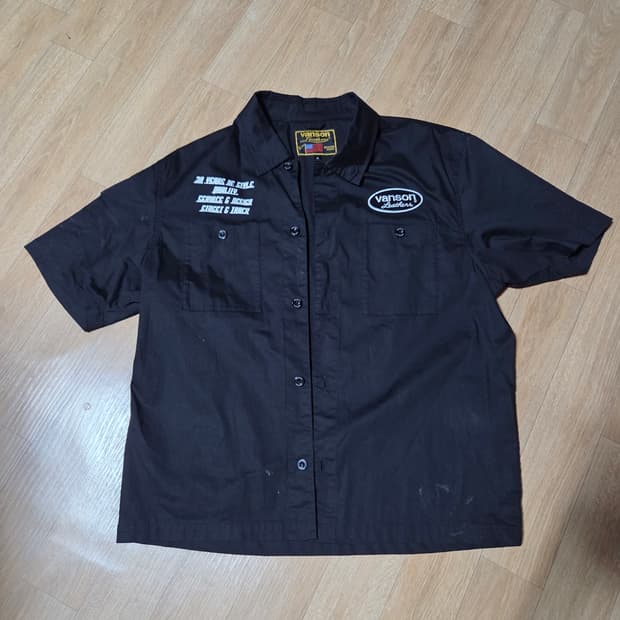 Vason Leathers Logo 하프 셔츠