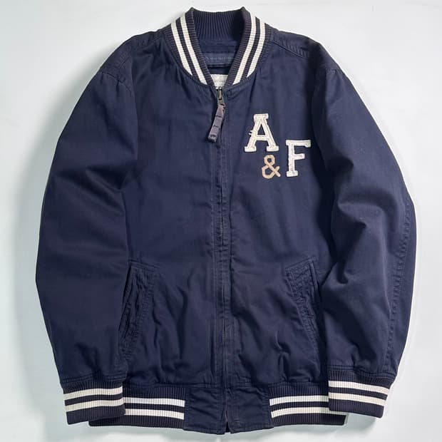 아베크롬비 코튼 블루종 자켓