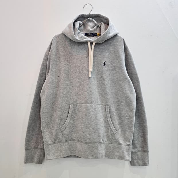 폴로 랄프로렌 그레이 기모 후드티