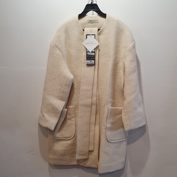 lartigent 아이보리 루즈핏 코트
