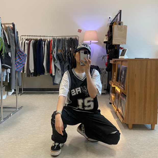 아디다스XNBA 샌안토니오스퍼스 던컨 팀 져지