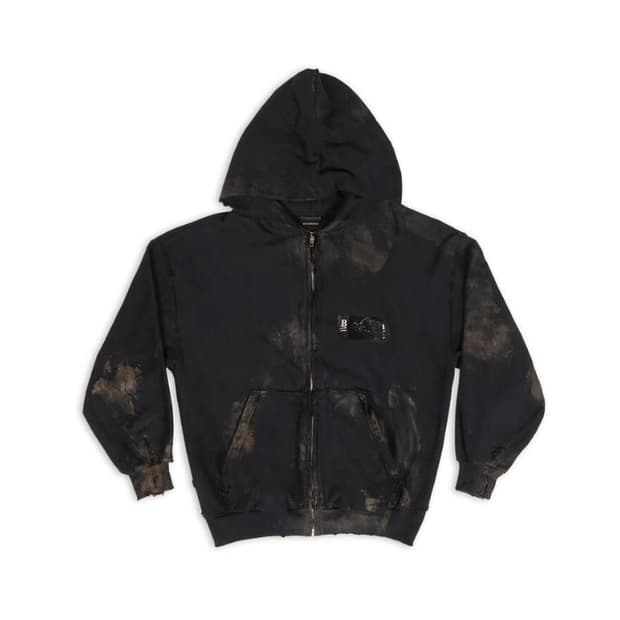 발렌시아가 개퍼 후드 집업