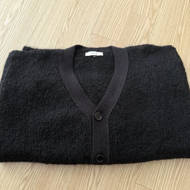 [M]아모멘토 그랜파 가디건 블랙