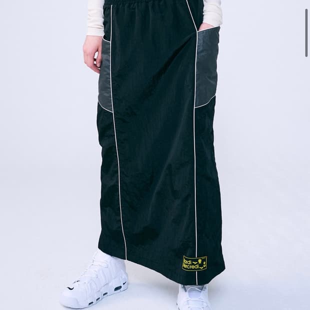 MAXI TRACK SUIT SKIRT 블랙