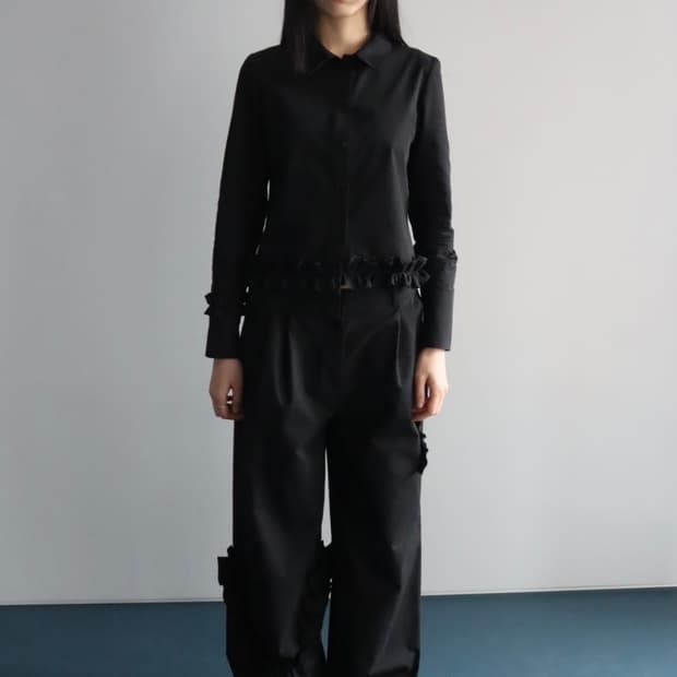 바하윤 RUFFLE PANTS