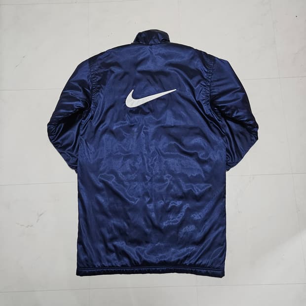 M 오버핏 나이키 빅스우시 올드스쿨 돕바 롱패딩 벤치코트