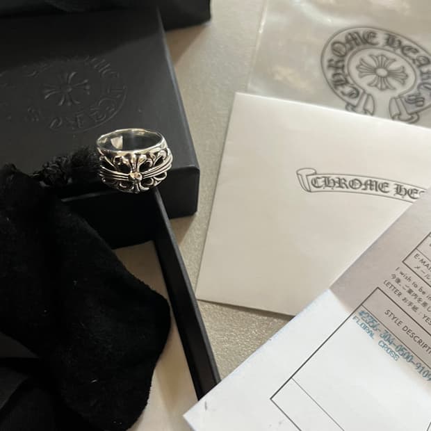 크롬하츠 플로랄 크로스링 us9(ks18호)