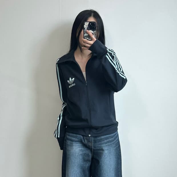 아디다스 파이어버드 사이드라인 블랙 트랙탑 져지