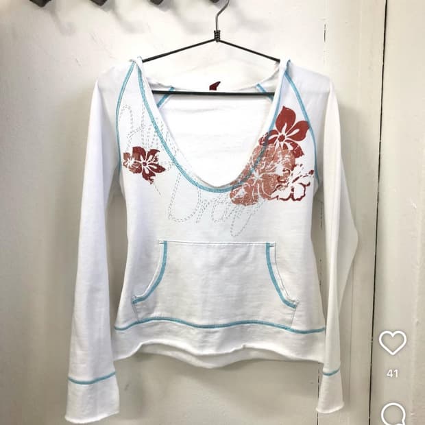 파우닝 133 빈티지 후드 롱슬리브