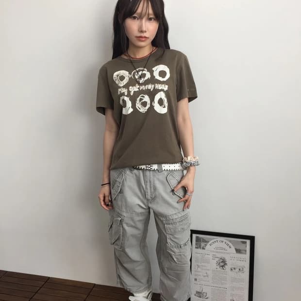Lee World Denim Olive Graphic Tee