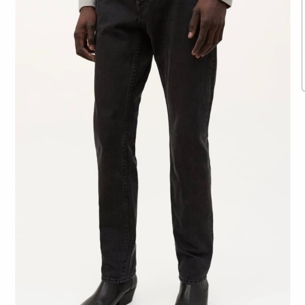 (새상품)아워레가시 퍼스트컷 블랙 청바지 30/32