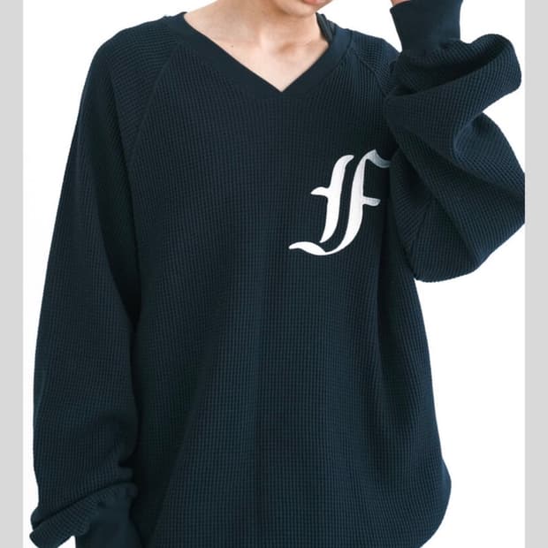 waffle boxy MTM (navy)