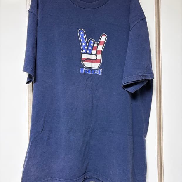 [L] 빈티지 90s 퍽트 fuct horned hand 티셔츠