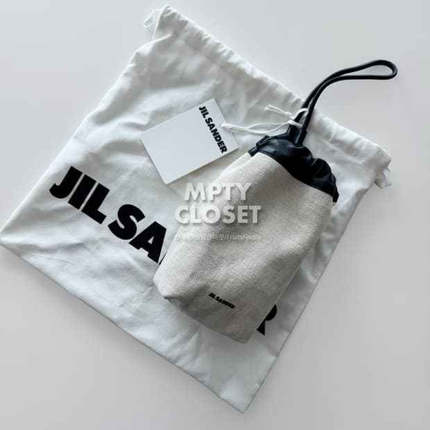 질샌더 덤플링 드로우스트링 파우치